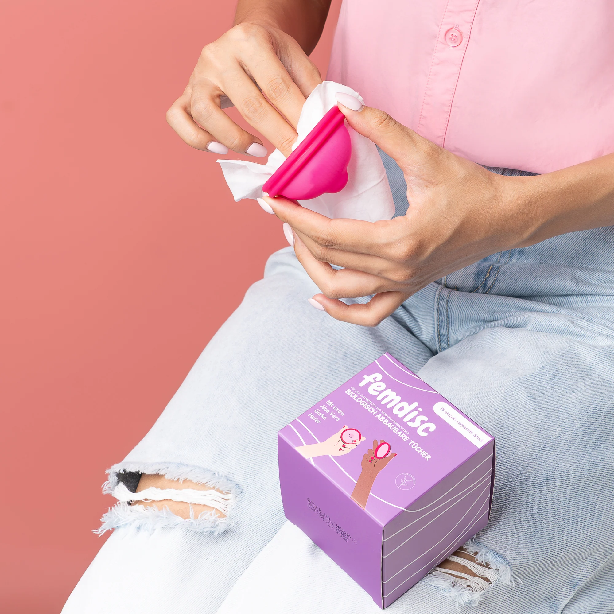 femdisc Reinigungstücher für unterwegs - Image 4