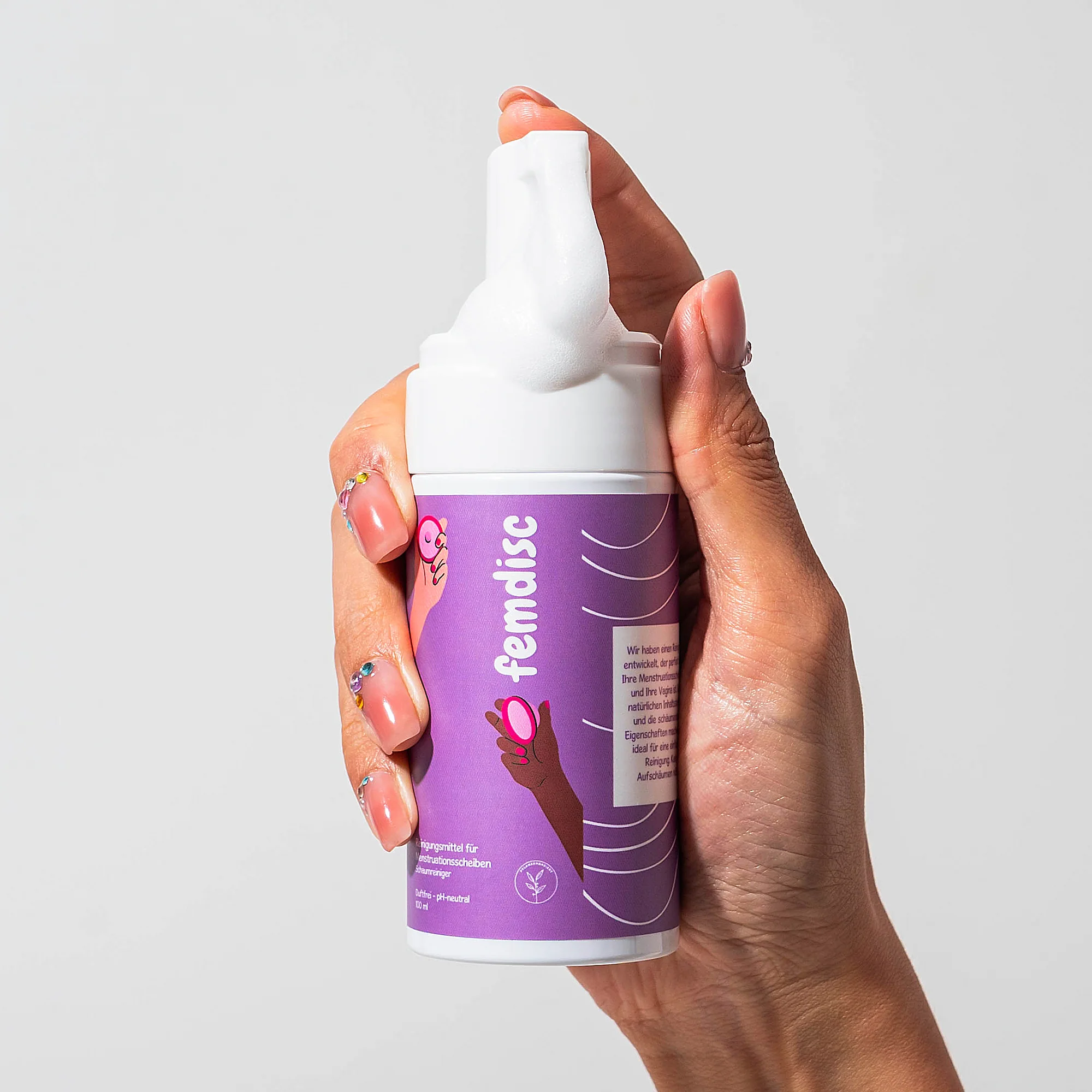 femdisc Reinigungsseife mit Schaumaufsatz - Image 3