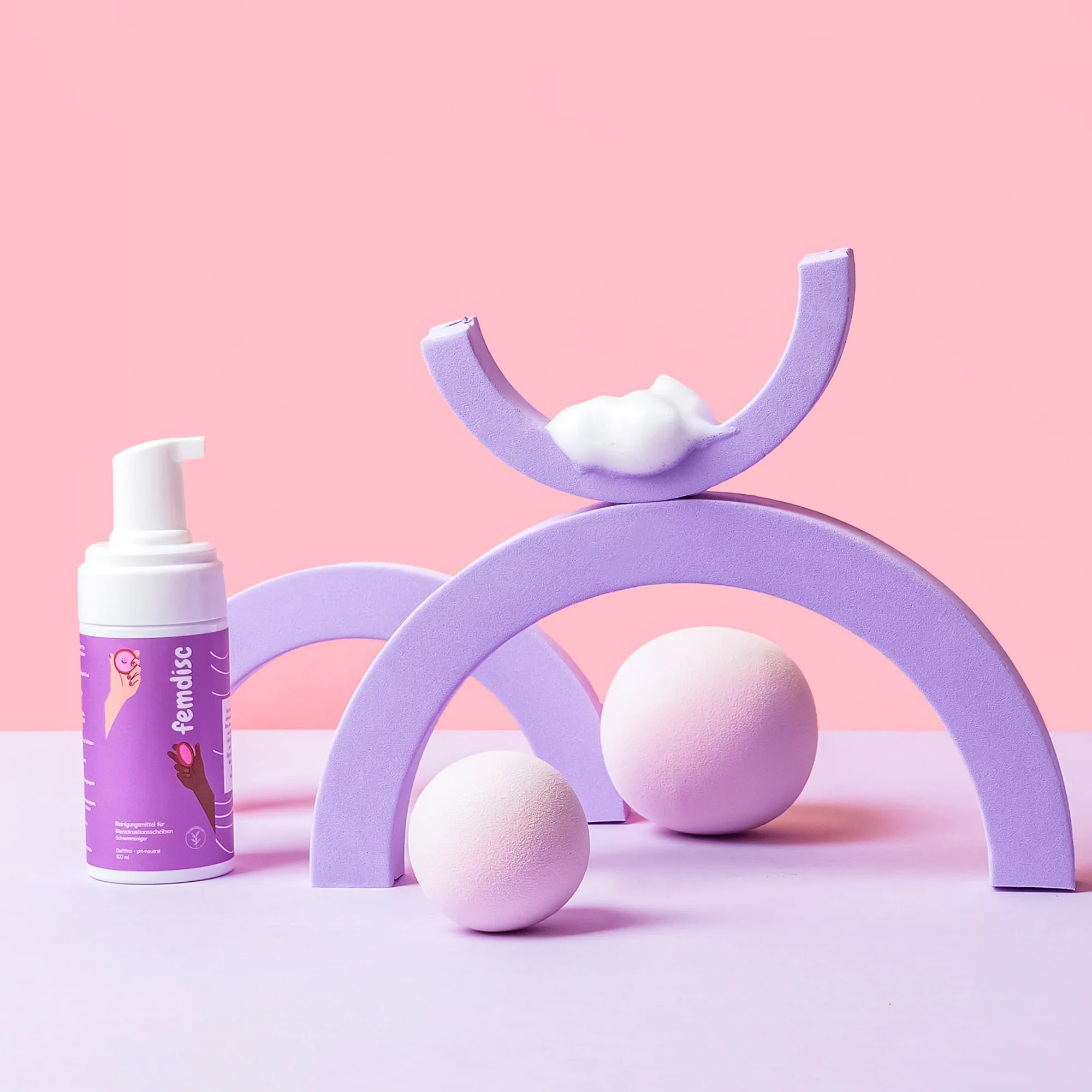 femdisc Reinigungsseife mit Schaumaufsatz - Image 6
